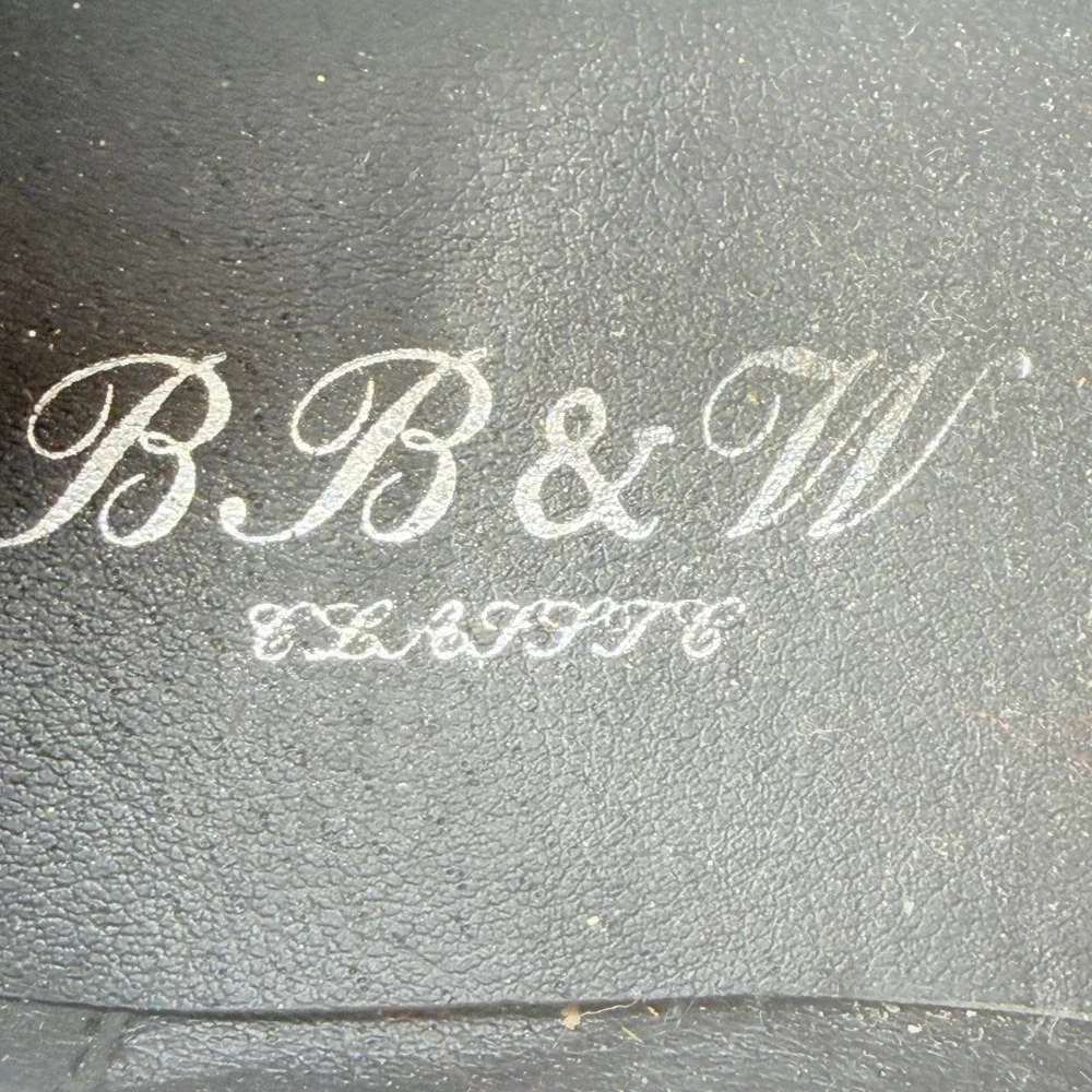 BB&W Classic Kids Black Square Toe Bit Loafer Dress Shoes M1735 Size 12/13